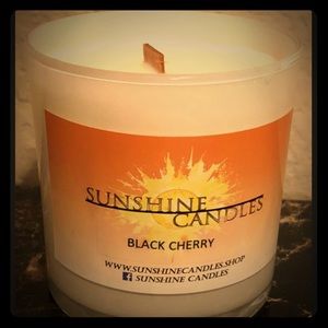 Soy wax wooden wick candle